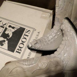 BLACK JACK ALLIGATOR COWBOY BOOT